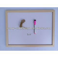 OEM magnetic whiteboard with wooden frame 20*30cm